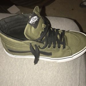 Olive/true white vans
